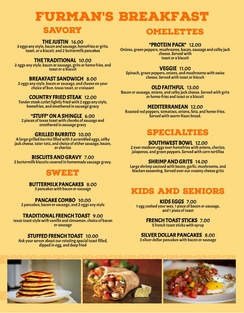 Furman's Burger Bar Menu image 1